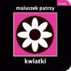 Maluszek patrzy kwiatki