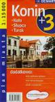 Plan miasta Konin +3 1:15 000