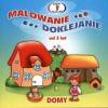 Malowanie doklejanie-domy malowanka