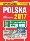 Atlas samochodowy polski 2017 kompas 1:250 000