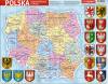 Puzzle ramkowe Polska administracyjna 72 elementy