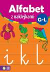 Alfabet z naklejkami G - L
