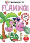 Kolorowanka Flamingi z naklejkami