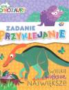 Lubię Dinozaury Zadanie przyklejanie 2 Wielkie, większa, największa
