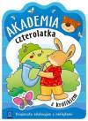 Akademia czterolatka z królikiem. Książeczka edukacyjna z naklejkami