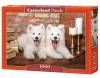 Puzzle 1000 el. Samoyed Puppies Say Hello