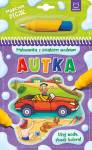Autka. Malowanka z pisakiem wodnym