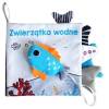 Książeczka sensoryczna 150X150 Zwierzątka wodne SKRZAT 980843