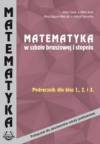 Matematyka. SBR I stopnia. Klasa 1-3. Podręcznik
