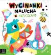 Wycinanki z nożyczkami z papugą