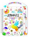 Kolorowanie wodą. Jednorożce