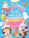 Duże naklejki. Książka do kolorowania i uzupełniania. Wielkanoc Zajączki